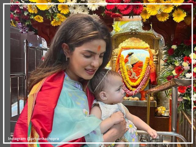 PC and- Malti at Siddhivinayak temple Mumbai