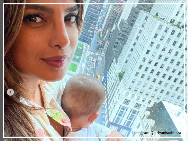 Priyanka Chopra with baby Malti